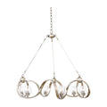 Kalco Lighting Madison 36-in 4 Light Socket Platinum Chandelier