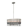 Kalco Lighting Delano 36-in 8 Light Socket Bronze Jewel Tone Chandelier