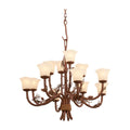 Kalco Lighting Ponderosa 34.5-in 12 Light Socket Ponderosa Chandelier
