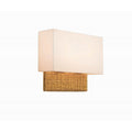 Kalco Lighting Cestino 10-in 2 Light Socket Gold Leaf Wall Sconce