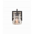 Kalco Lighting Bainbridge 6-in 1 Light Socket Black Iron Bath Wall Sconce