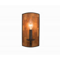Kalco Lighting Lansdale 10-in 1 Light Socket Black Iron Wall Sconce