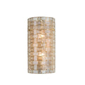 Kalco Lighting Roxy 15-in 1 Light Socket Oxidized Gold Leaf Wall Sconce