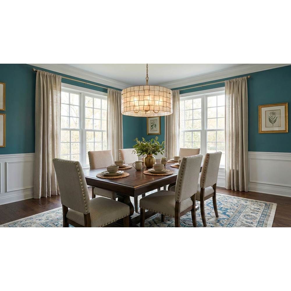 Kalco Lighting 505851OL Oxidized Gold Leaf Roxy 27.25-in 6 Light Socket Oxidized Gold Leaf Chandelier Image 2
