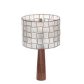 Kalco Lighting Roxy 14-in 1 Light Socket Oxidized Gold Leaf Table Lamp
