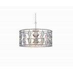 Kalco Lighting 506153VSL Vintage Silver Leaf Palomar 26-in 12 Light Socket Vintage Silver Leaf Chandelier Image 1