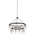 Kalco Lighting 506273MGM Matte Gun Metal Stuyvesant 48-in 28 Light Socket Matte Gun Metal Tiered Chandelier Image 1