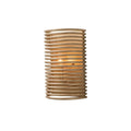 Kalco Lighting Emery 12-in 1 Light Socket Modern Gold Wall Sconce