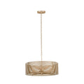 Kalco Lighting Emery 24-in 4 Light Socket Modern Gold Chandelier