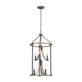 Kalco Lighting Middleton 18-in 6 Light Socket Natural Iron Tiered Chandelier