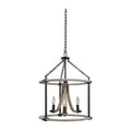 Kalco Lighting Middleton 18-in 3 Light Socket Natural Iron Chandelier
