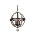 Kalco Lighting Harper 19-in 5 Light Socket Florence Gold Pendant