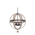 Kalco Lighting 506851FG Florence Gold Harper 25-in 6 Light Socket Florence Gold Chandelier Image 1