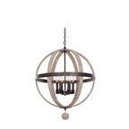 Kalco Lighting 506851FG Florence Gold Harper 25-in 6 Light Socket Florence Gold Chandelier Image 1