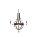 Kalco Lighting 506870FG Florence Gold Harper 32-in 5 Light Socket Florence Gold Chandelier Image 1