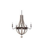 Kalco Lighting 506870FG Florence Gold Harper 32-in 5 Light Socket Florence Gold Chandelier Image 1