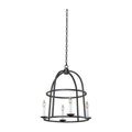 Kalco Lighting 506951BI Black Iron Wickenburg 21-in 4 Light Socket Black Iron Chandelier Image 1