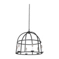 Kalco Lighting Wickenburg 28-in 6 Light Socket Black Iron Chandelier