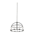 Kalco Lighting Wickenburg 34-in 8 Light Socket Black Iron Chandelier