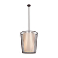Kalco Lighting Pacifica 24-in 8 Light Socket Bronze Tiered Chandelier
