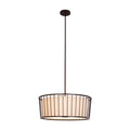 Kalco Lighting Pacifica 24-in 6 Light Socket Bronze Semi-flush Mount