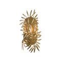 Kalco Lighting Jardin 15-in 1 Light Socket Oxidized Gold Leaf Wall Sconce