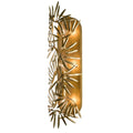 Kalco Lighting Jardin 22-in 3 Light Socket Oxidized Gold Leaf Wall Sconce
