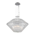 Kalco Lighting Taza 22-in 3 Light Socket Polished Chrome Chandelier