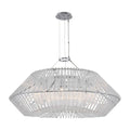 Kalco Lighting Taza 36-in 9 Light Socket Polished Chrome Chandelier