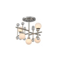 Kalco Lighting Mercer 16-in 5 Light Socket Polished Nickel Semi-flush Mount