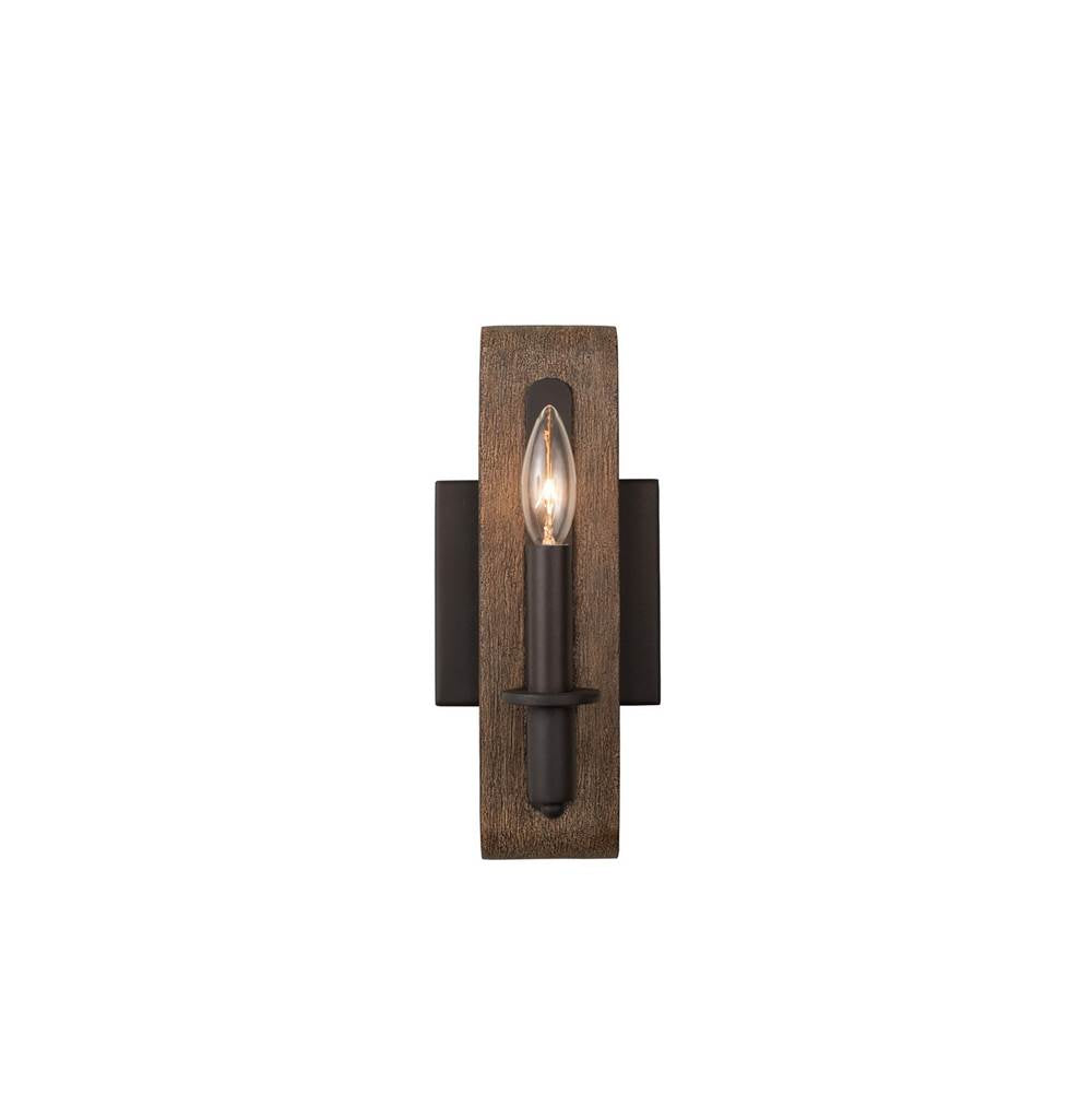 Kalco Lighting Duluth 5-in 1 Light Socket Satin Bronze Bath Wall Sconce