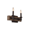 Kalco Lighting Duluth 12-in 2 Light Satin Bronze Bath Wall Sconce