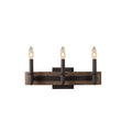 Kalco Lighting Duluth 18-in 3 Light Satin Bronze Bath Wall Sconce