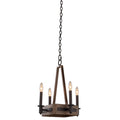 Kalco Lighting Duluth 21-in 4 Light Satin Bronze Chandelier