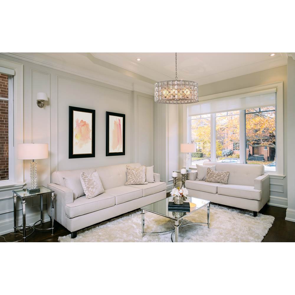 Kalco Lighting Prado 26-in 1 Light Oxidized Silver Leaf Chandelier