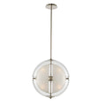 Kalco Lighting Sussex 14-in 1 Light Socket Polished Nickel Pendant