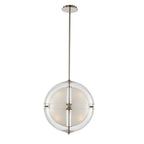 Kalco Lighting Sussex 14-in 1 Light Socket Polished Nickel Pendant