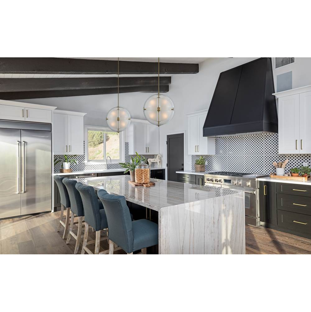 Kalco Lighting Sussex 14-in 1 Light Socket Polished Nickel Pendant