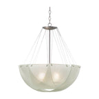 Kalco Lighting 5098SN Satin Nickel Cirrus 24-in 3 Light Socket Satin Nickel Pendant Image 1