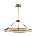Kalco Lighting 509950WB Winter Brass Lavo 28-in 1 Light Led Winter Brass Chandelier Image 1