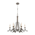 Kalco Lighting Keller 40-in 6 Light Socket Vintage Iron Chandelier