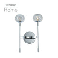 Kalco Lighting Mae 15-in 2 Light Socket Polished Chrome Wall Sconce