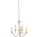 Kalco Lighting 511771MG Modern Gold Kiera 22-in 6 Light Socket Modern Gold Tiered Chandelier Image 1