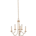 Kalco Lighting 511771MG Modern Gold Kiera 22-in 6 Light Socket Modern Gold Tiered Chandelier Image 1