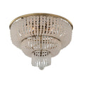 Kalco Lighting Esperanza 18-in 5 Light Socket Brushed Champagne Gold Flush Mount