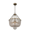 Kalco Lighting Esperanza 16-in 4 Light Socket Brushed Champagne Gold Pendant