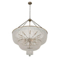 Kalco Lighting Esperanza 39-in 15 Light Socket Brushed Champagne Gold Chandelier