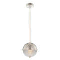 Kalco Lighting Portland 10-in 1 Light Led Polished Nickel Pendant