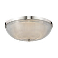 Kalco Lighting Portland 16-in 1 Light Led Polished Nickel Flush Mount