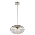 Kalco Lighting Portland 16-in 1 Light Led Polished Nickel Pendant